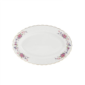 En gros pas cher poissons chargeur en relief assiette avec <span class=keywords><strong>or</strong></span> bordé - Product Image 2