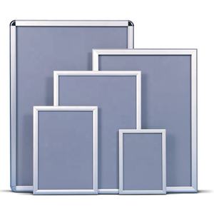 Cadre d'affichage de galerie en alliage d'aluminium et métal, multi-tailles, avec bordure en plastique A1 pour affiches - Product Image 5