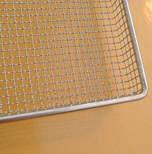 Bandeja de acero inoxidable para hornear, horno de tamaño personalizado, malla de alambre SS, sartenes para asar carne - Product Image 6