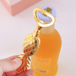 Bomboniere placcate <span class=keywords><strong>oro</strong></span> caldo apribottiglie ananas in metallo - Product Image 5