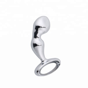 Hombre Anal de acero inoxidable Anal gancho anillo de Metal cuentas anales ButtPlug ano dilatador estimulador - Product Image 6