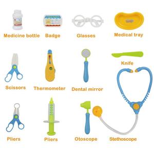 Ensemble de jeu de rôle de médecin - Trousse de médecin en plastique pour enfants, jouet de médecin pour bébé avec tenue de déguisement et costume pour 2-4 ans - Product Image 6