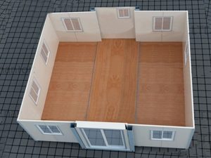 Moderno, totalmente amueblado ampliable contenedor prefabricado casas con 2 habitaciones en venta - Product Image 3