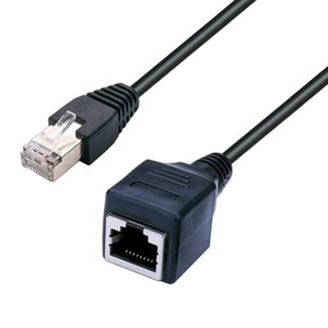 26awg 8p8c rj45 זכר כדי נקבה ethernet ftp cat5e cat6 a cat7 lan הרחבה מגן כבל - Product Image 1