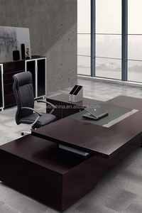 Simon moderne <span class=keywords><strong>de</strong></span> haute qualité le prix concurrentiel OEM personnalisé vert matériel placage exécutif table - Product Image 2