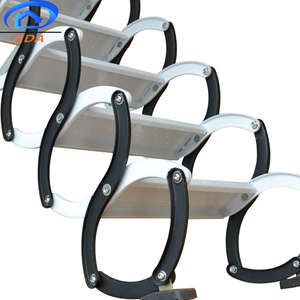 Accordéon échelle <span class=keywords><strong>de</strong></span> <span class=keywords><strong>grenier</strong></span> construit en loft échelles noir étape avec main courante - Product Image 2