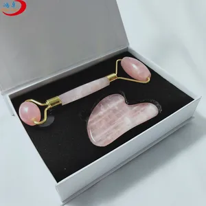 Diy High quality free sample Noiseless cool facial slimming massager tool jade roller stone prices for sale back massager