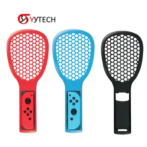 SYYTECH Kit Raket Tenis Olahraga, Aksesoris Alat Olahraga 2 Dalam 1 untuk NS Nintendo Switch