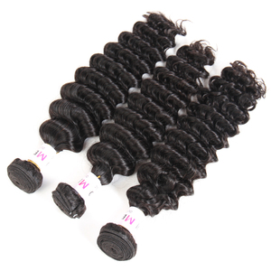 Birmano cutícula alineada indio de la onda profunda del pelo brasileño 32 pulgadas - Product Image 3