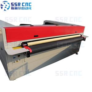 Ткань/ткань с двумя головками <span class=keywords><strong>CO2</strong></span> станок для лазерной резки с dsp контроллер SSR-1390C-2H/C1610-2H/1810-2 ч