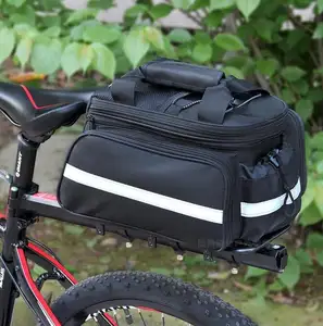 便携式袋双面自行车后座袋防水自行车背心袋自行车