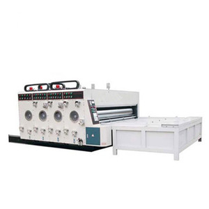 Semi-automática flexográfica ranuradora de impresión de caja de cartón corrugado de maquinaria de cartón impresora - Product Image 1