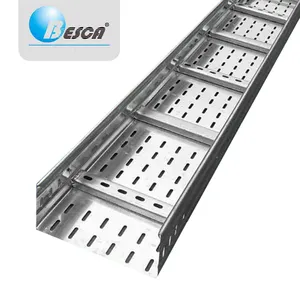 Besca Perforated Sheet Bottom Perforated Cable Tray With Rung