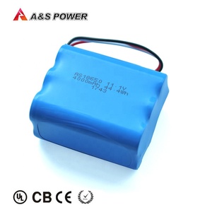 Оптовая Продажа с фабрики 18650 11,1 В <span class=keywords><strong>4Ah</strong></span> 3S2P 44.2Wh литий-ионный аккумулятор UL2054 UN38.3 CE одобрен для портативных DVD-плееров - Product Image 3