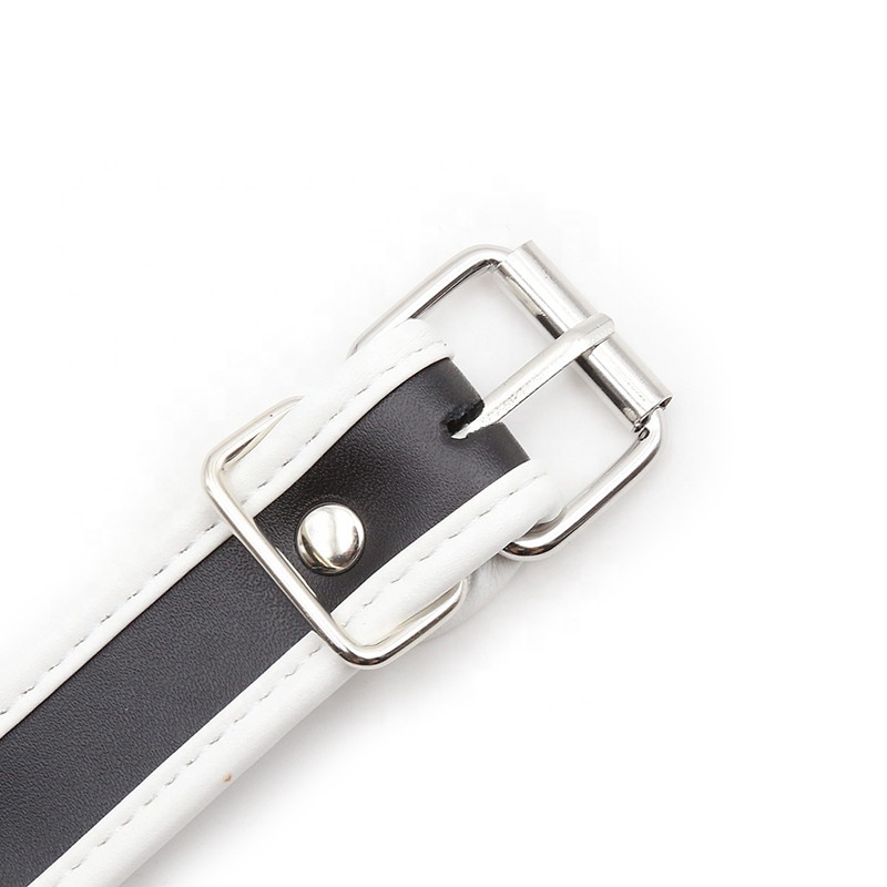 Anneau de cou de Collier Roleplay Réglable Ceinture Esclave SM Bondage
