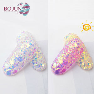 Cambio <span class=keywords><strong>de</strong></span> Color <span class=keywords><strong>de</strong></span> pintura <span class=keywords><strong>de</strong></span> interior al aire libre <span class=keywords><strong>de</strong></span> la luz del sol uv fotosensibles uñas polaco pigmento - Product Image 6