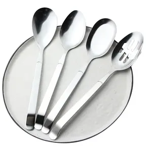 stainless steel serving spoon set, buffet salad rice kitchen spoon