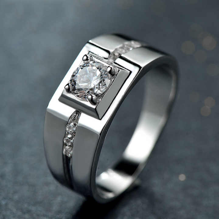 Anillo De Hombre Plata De Ley 925 - Diseño Básico Liso - Ancho 9 Mm - Tallas 60 A 66 - Pulido Brillante - Caja De Regalo