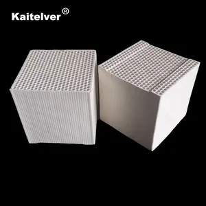 Alumina/mullite/cordierite ceramic honeycomb for RTO 150*150*300mm 50/60/40/25 cells