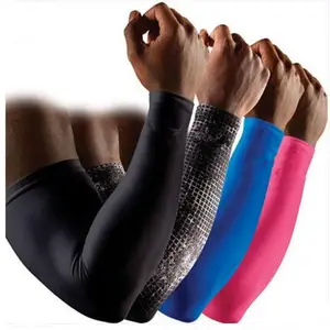 sublimation custom printed compression arm sleeves for mens