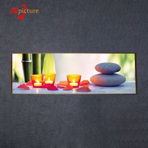 Venta caliente LED <span class=keywords><strong>arte</strong></span> pintura Zen LED Taper velas luz lienzo decoración de la pared - Product Image 5