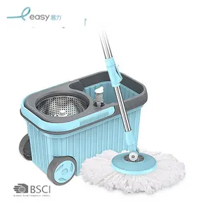 Best Selling Wholesale Microfiber Floor Cleaning Mop Bucket Set for Living Room