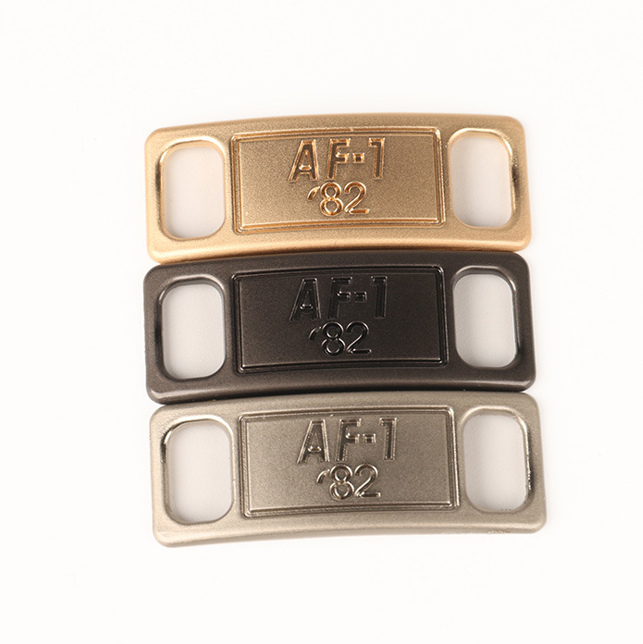 Metal Tag Af1 Shoelace Lock Af1 Shoe Lace Lock Metal Buckle Charm