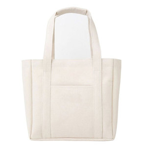 Trung bình tùy chỉnh in Lady Tote Túi mua sắm thân thiện với môi mô hình Màn hình vải bông Bán buôn giá rẻ thiết kế logo chương trình khuyến mãi - Product Image 6