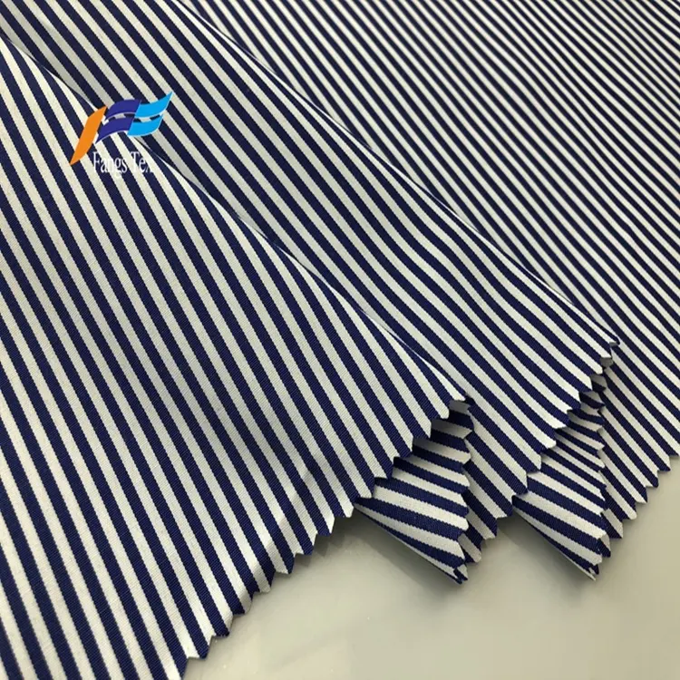 wholesale poly cotton colourful stripe fabric/TC two tone shirt fabic/poly cotton ttc yarn dyed strip