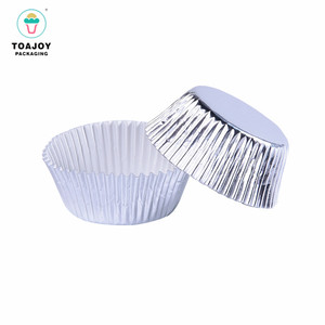 Desechable foil metálico caso de <span class=keywords><strong>Magdalena</strong></span> camisas muffin barato de camisas - Product Image 1