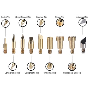Chúng tôi/VDE 30W hàn sắt Kit 120V/220V 9 lời khuyên với 9 lời khuyên khắc gỗ pyrography công cụ sở thích Kit cho khắc gỗ khắc - Product Image 2