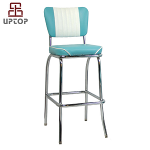 (SP-HBC424) Bàn phong cách retro Fifties V-Back Metal <span class=keywords><strong>Diner</strong></span> <span class=keywords><strong>Bar</strong></span> Stool - Product Image 4