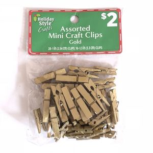 <span class=keywords><strong>Mini</strong></span> pinces <span class=keywords><strong>à</strong></span> <span class=keywords><strong>linge</strong></span> multifonctions, pince en bois DIY pour la chambre, Noël, la décoration de fête, l'école et les vêtements 44pcs Total - Product Image 1