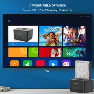 FIDECO USB 3.0 Tất Cả Trong 1 Hdd Docking Station Điều Khiển 2.5 3.5 Bên Ngoài Ổ Đĩa Cứng Với Đầu Đọc Thẻ - Product Image 6