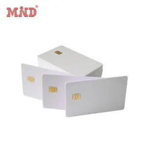 Customized blank contact ic chip SLE4442 magnetic stripe card