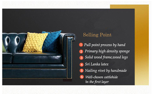 <span class=keywords><strong>El</strong></span> chesterfield silla es esquina tela sofá en nuestra tienda y este estilo tiene sofá chesterfield de cuero - Product Image 6