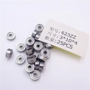 Good Quality Ball Bearing High Speed 623 Bearing Miniature Deep Groove Ball Bearing 623 ZZ Ball Bearing 623ZZ