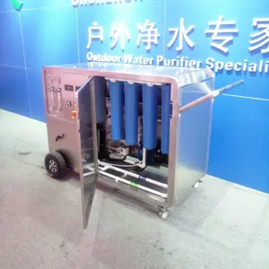 500L/H 750L/H 1000L/H portable RO water treatment plant with Cover Reverse osmosis desalination system portable watermaker