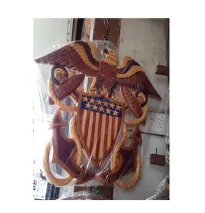 Marquetería de madera para decoración del hogar-Colgador de pared Intarsia-Marquetería de incrustaciones de madera hecha a mano - Product Image 1