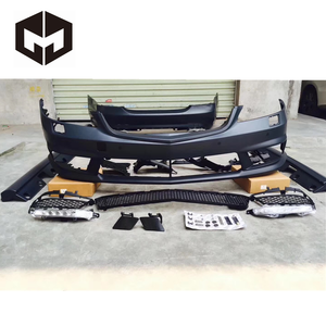 Paraurti anteriore in plastica PP paraurti posteriore minigonne laterali fendinebbia Kit carrozzeria accessori auto per <span class=keywords><strong>Mercedes</strong></span> classe <span class=keywords><strong>S</strong></span> <span class=keywords><strong>W221</strong></span> aggiornamento AMG - Product Image 1