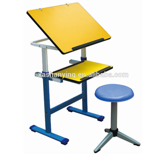 <span class=keywords><strong>Table</strong></span> à <span class=keywords><strong>dessin</strong></span> ajustable et pliable pour étudiants, échantillon de design personnalisé - Product Image 2