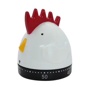 Temporizador de cocina con forma de pollo, temporizador mecánico Manual de Cuenta atrás