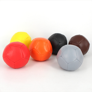 Bonne qualité se vendent bien PVC <span class=keywords><strong>en</strong></span> cuir pétanque de remplissage recycler le <span class=keywords><strong>plastique</strong></span> boccia balle - Product Image 1