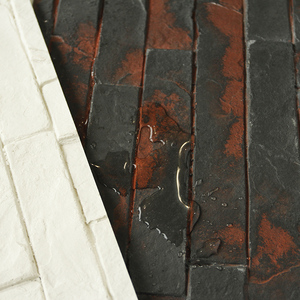 Briques murales d'extérieur flexibles, pilier rond en laiton, carrelage - Product Image 4