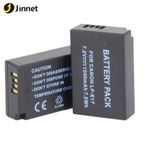 Jinnet Großhandel 7,2 V 1040 mAh LP-E17 Batterie Für Können auf E O S M3 750D 760D Kamera - Product Image 5