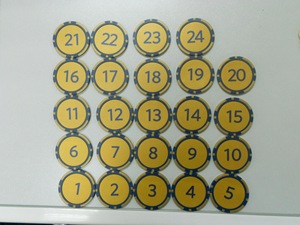 Fiches da Poker in Plastica con Numeri <span class=keywords><strong>Serie</strong></span> Personalizzati per Eventi di Beneficenza o Casinò - Product Image 5