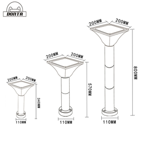 IP65 <span class=keywords><strong>de</strong></span> jardín al aire libre led solar-bolardo <span class=keywords><strong>de</strong></span> <span class=keywords><strong>luz</strong></span> - Product Image 5