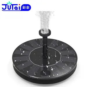 Bomba de água solar flutuante para fonte, banheira de pássaros portátil, 1.4w para decoração de jardim