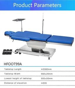 Mesa de operaciones oftálmica eléctrica, instrumento quirúrgico, médico, posición sentado