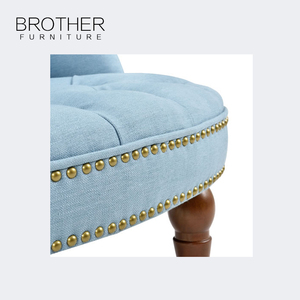 Portátil barroco antiguo francés de marco de madera maciza tela barato sofá muebles para <span class=keywords><strong>el</strong></span> hogar - Product Image 4